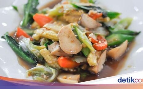 Resep Tumis Bakso Ikan dan Sayuran Saus Tiram, Menu Malam Praktis