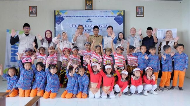 Kontribusi PNM dalam Sinergi Renovasi TK Mewardi Siwi di Dusun Butuh