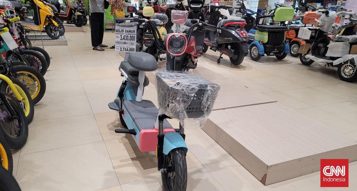 Khusus Besok, Sepeda Listrik Diskon Gede Rp2,7 Jutaan di Transmart