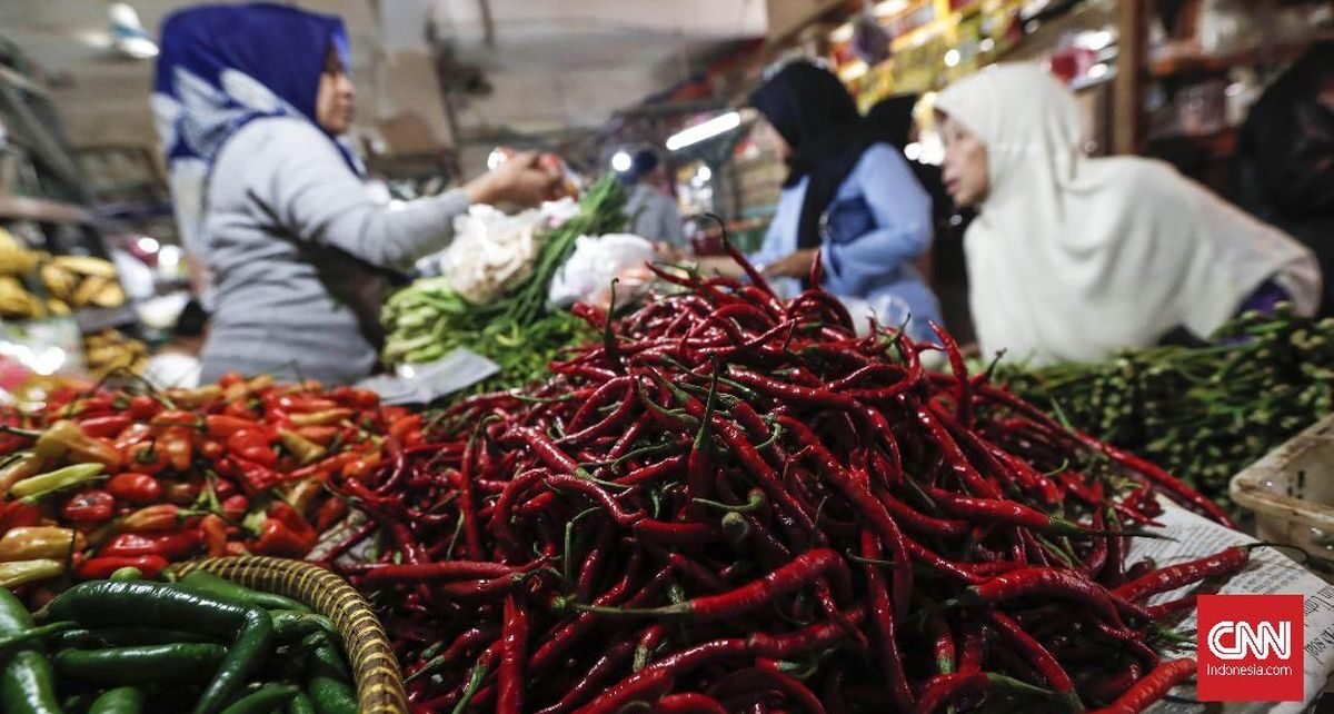 Harga Cabai Makin 'Pedas' Jelang Tahun Baru