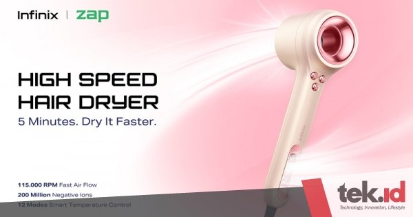 Bukan cuma ponsel, kini Infinix jual hair dryer dengan ion