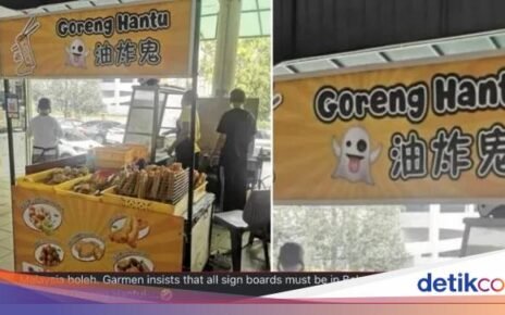 Kedai Cakwe Ini Bernama 'Goreng Hantu' Gegara Salah Terjemahan