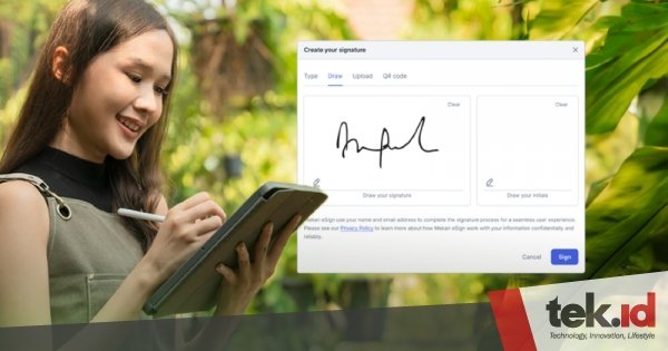 cara membuat tanda tangan digital online offline