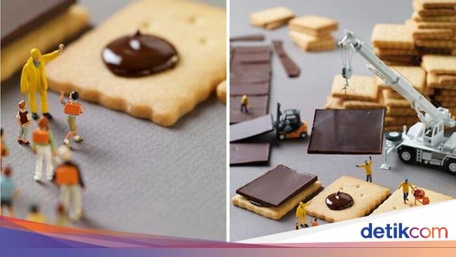 Kreatif! 10 Potret Miniatur Ini Menggunakan Latar Makanan