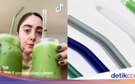 Minum Pakai Sedotan Kaca Berbahaya, Ini Sebabnya