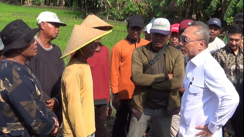 Di Depan Menko Pangan, Petani Sidoarjo Keluhkan Akses Air Irigasi