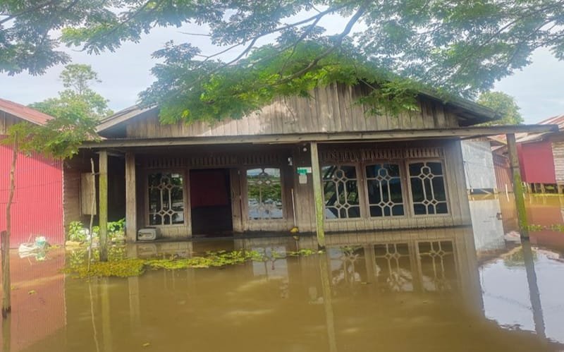 Sudah Sepekan, 89 Desa di Hulu Sungai Utara Terendam Banjir