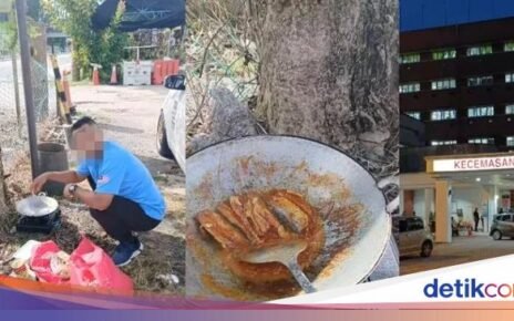 Demi Pengobatan Ayah, Pria Ini Rela Masak di Halaman Rumah Sakit