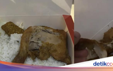 Geli! Beli Ayam Gepuk di Resto Terkenal, Tampilannya Seperti Bekas Digigit