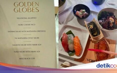 Intip Menu Fantastis Golden Globe Awards 2025 Racikan Chef Nobu