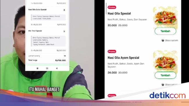 Kena Orderan Fiktif Rp 840 Ribu, Sopir Ojol Curiga Ada Permainan Resto