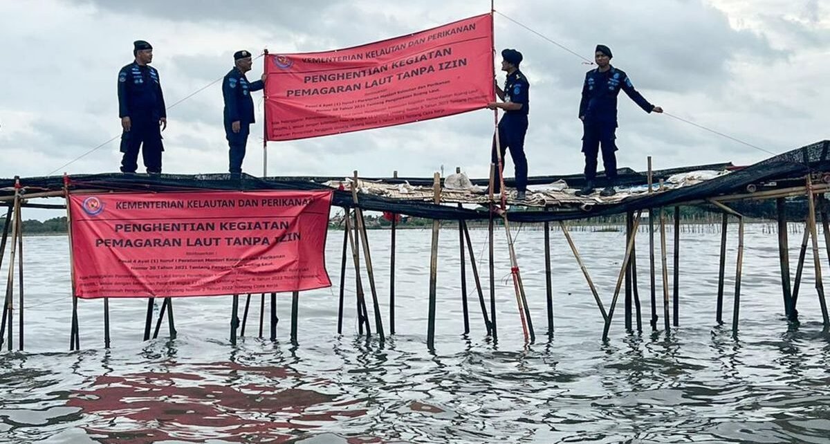 Pagar Laut Misterius 30 Km Tangerang Disegel Prabowo