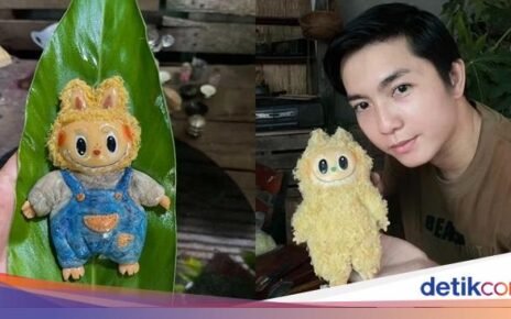 Ikuti Tren, Netizen Ini Bikin Kue Labubu dari Tepung Beras