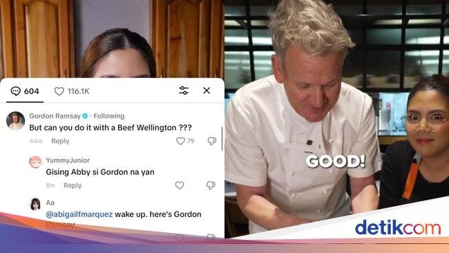 Wow! Gordon Ramsay Tantang Wanita Ini Bikin Lumpia Isi Beef Wellington