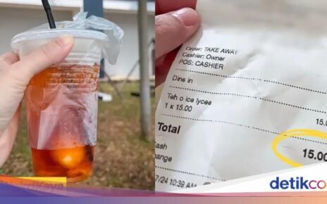 Orang Malaysia Kaget Beli Es Teh Leci Rp 54.000 di Resto Indonesia