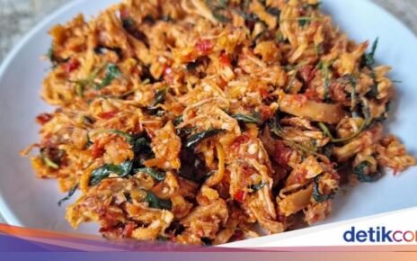 Resep Ayam Suwir Pedas Kemangi yang Pedas Gurihnya Mantap