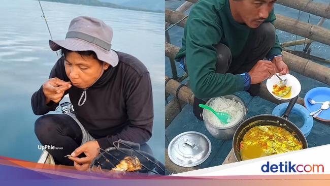 Tak Sabar! 5 Orang Ini Mancing Ikan dan Cumi Langsung Dimasak