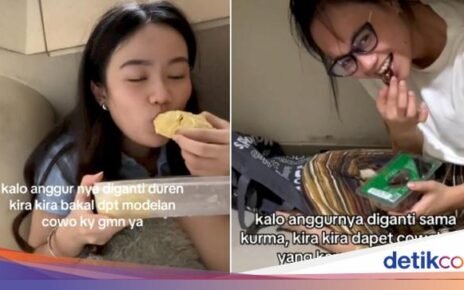Kocak! Demi Tren Makan Anggur, Netizen Ini Ganti dengan Buah Lain