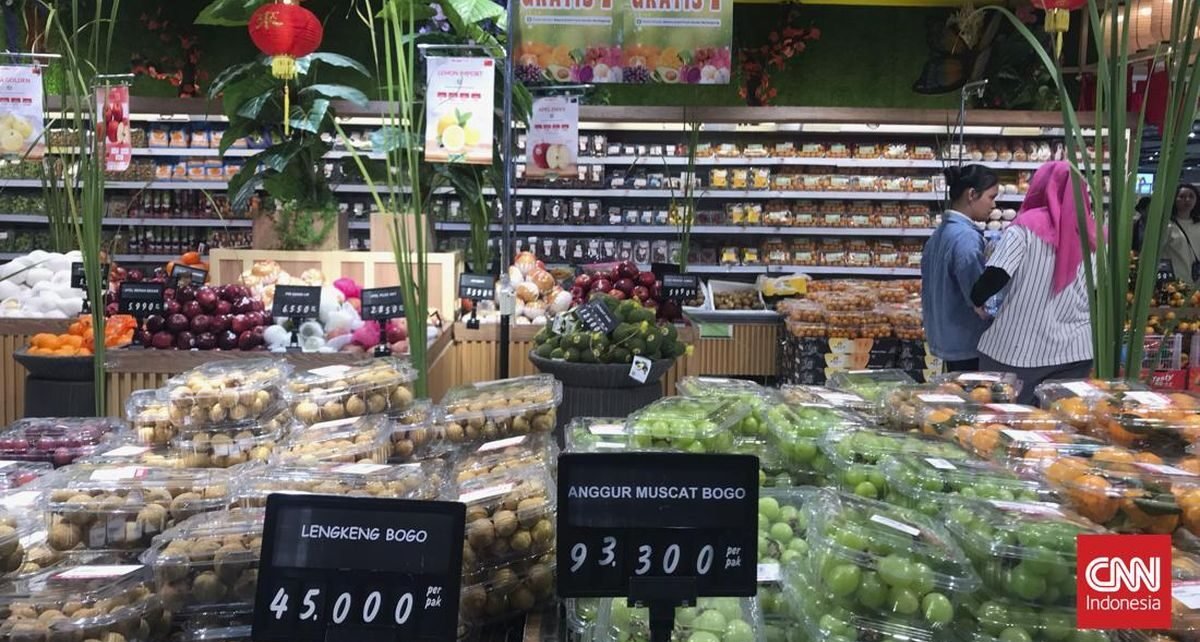 Buah Anggur dan Jeruk Bali Madu Diskon 20% di Transmart Full Day Sale