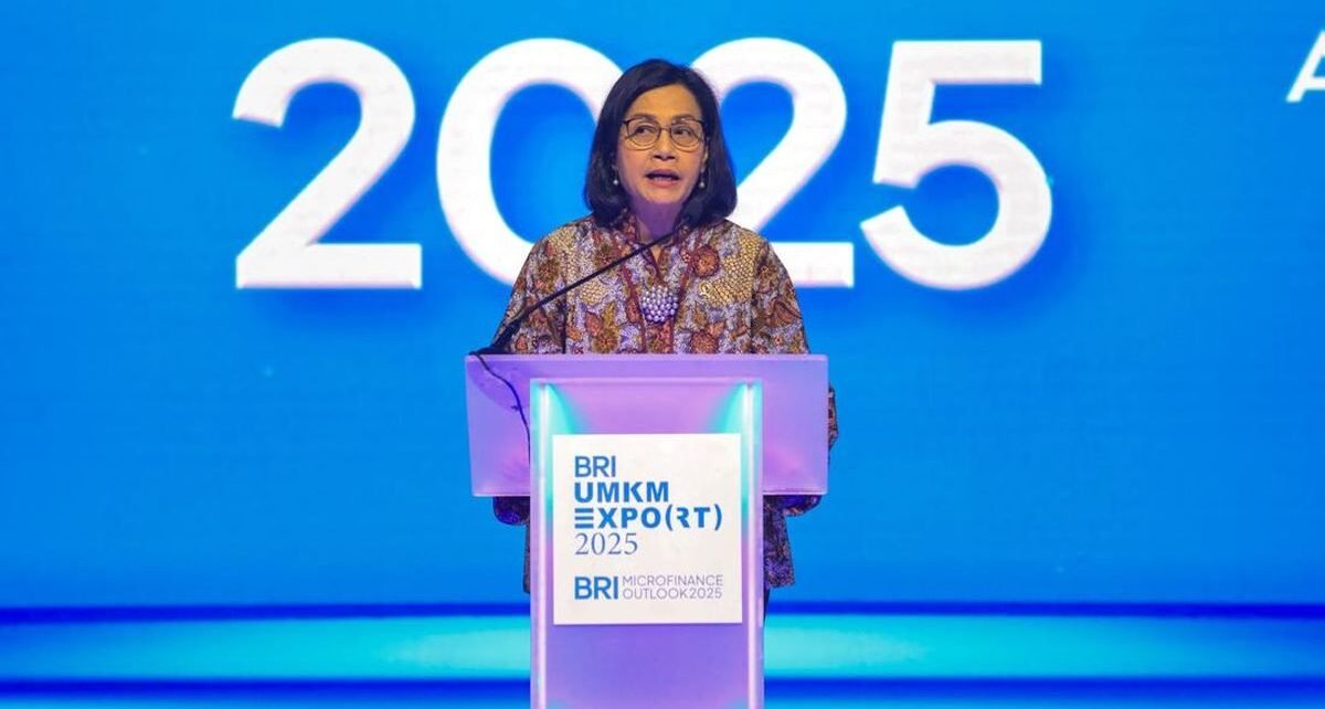 BRI UMKM EXPO(RT) 2025, Sri Mulyani Puji BRI Dukung Pemberdayaan UMKM