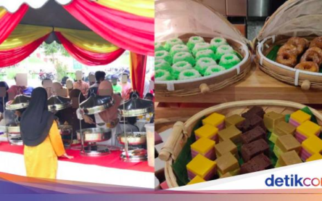 Ibu-ibu Ngambil Makanan Banyak saat Kondangan tapi Malah Mubazir