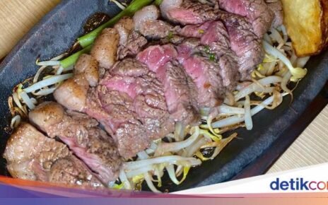 Maknyus! Sirloin Steak ala Jepang dengan 5 Saus Pilihan