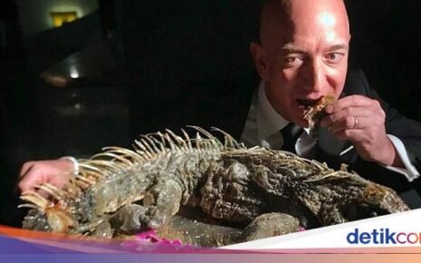 Jeff Bezos, Orang Terkaya di Dunia yang Berani Cicip Iguana