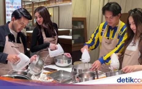 Keseruan Aaliyah Massaid dan Mahalini Saat Ikut Baking Class Bareng Suami