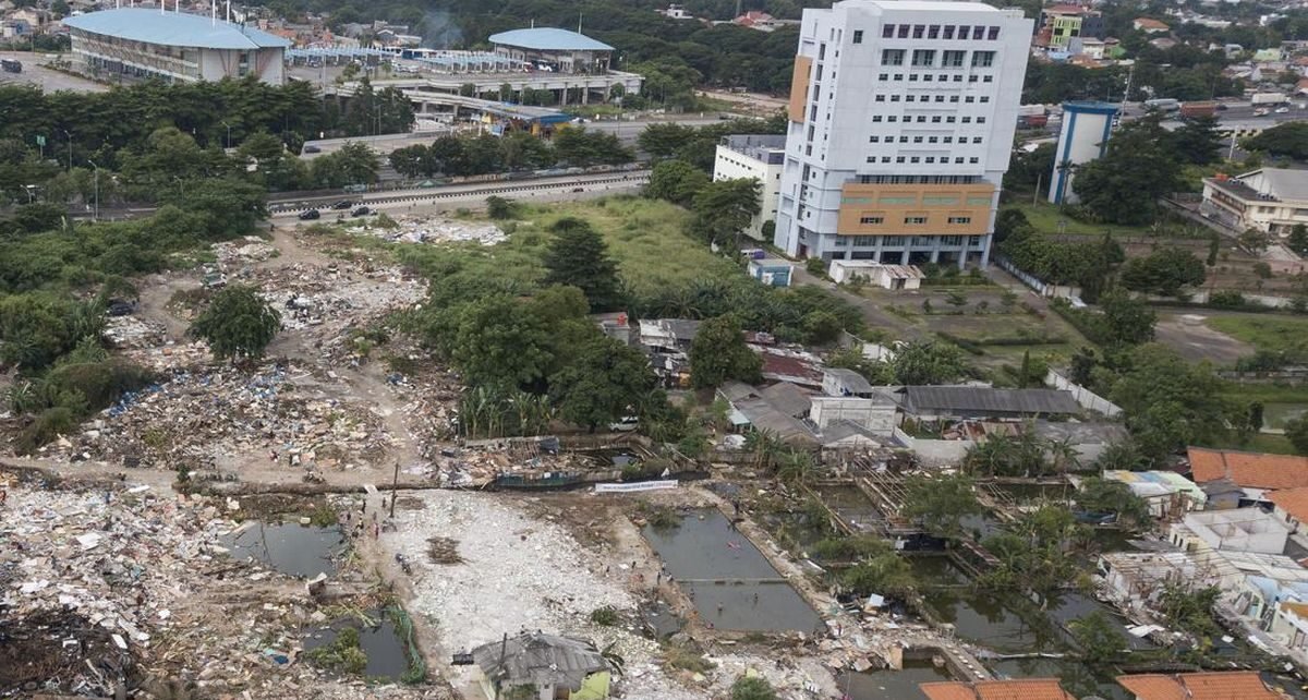 Penggusuran di Lahan Perumnas untuk Program 3 Juta Rumah