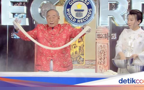 Pecah Rekor! Mie Tertipis di Dunia Diameter 0,18 Millimeter