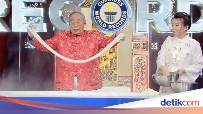 Pecah Rekor! Mie Tertipis di Dunia Diameter 0,18 Millimeter