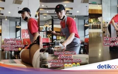 Kerja Keras Pelayan Berkebutuhan Khusus Jadi Sorotan Netizen