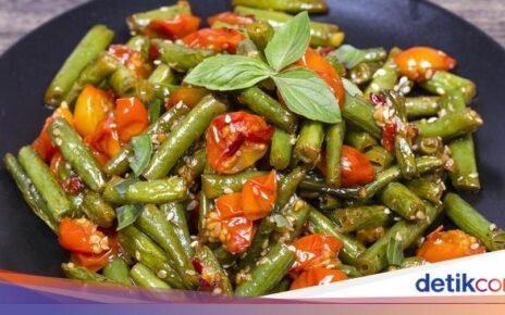 Resep Oseng Buncis dan Tomat yang Pedas Segar Untuk Makan Siang