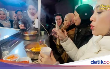Kulineran Seru Shanty Denny di Korea Selatan Saat Musim Dingin