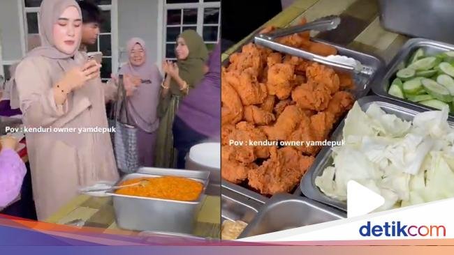 Viral! Menu Ayam Gepuk di Pesta Nikah Ini Jadi Incaran Tamu