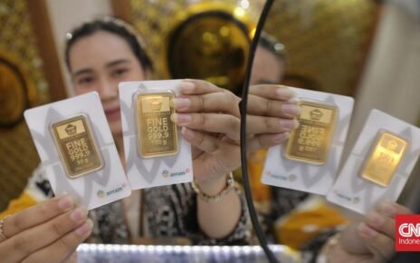 Harga Emas Antam Melesat ke Rekor Baru di Rp1,709 Juta Per Gram
