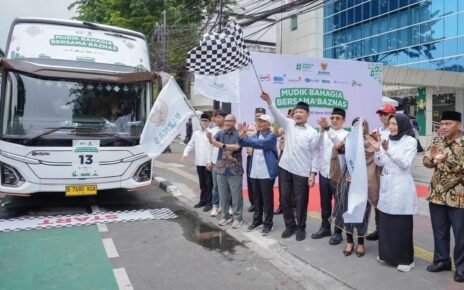Baznas Hadirkan Mudik Bahagia, Antarkan 850 Ibnu Sabil Pulang Kampung