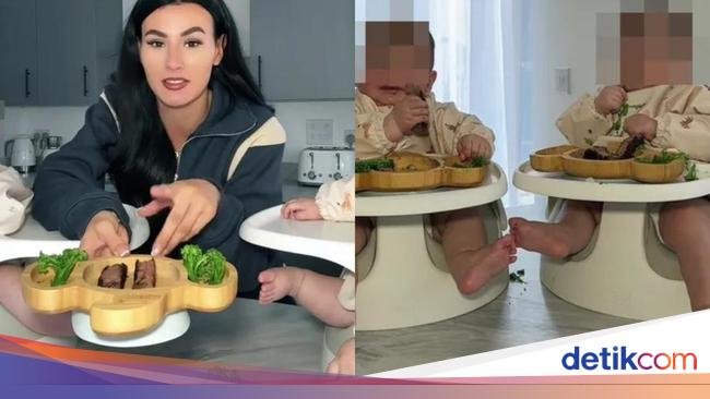 Bayi Kembar 8 Bulan Diberi Makan Beefsteak, Ibu Ini Dikecam!