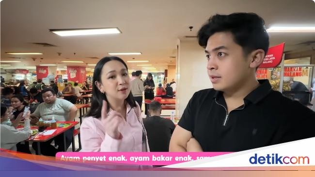 Seru! Jerome Polin dan Agatha Pricilla Makan di Kantin Karyawan Mal