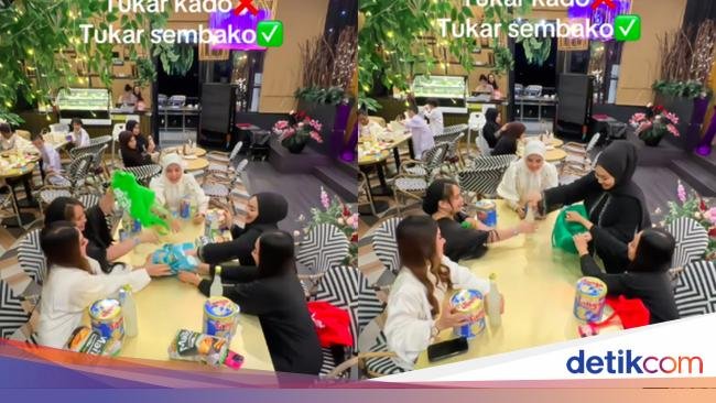 Lagi Ngetren! Bertukar Bingkisan Makanan saat Buka Bersama Teman