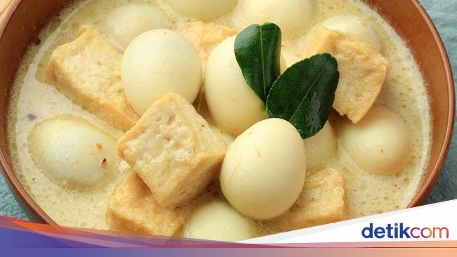 Resep Opor Tahu dan Telur Puyuh, Lauk Ketupat yang Gurih Mantap