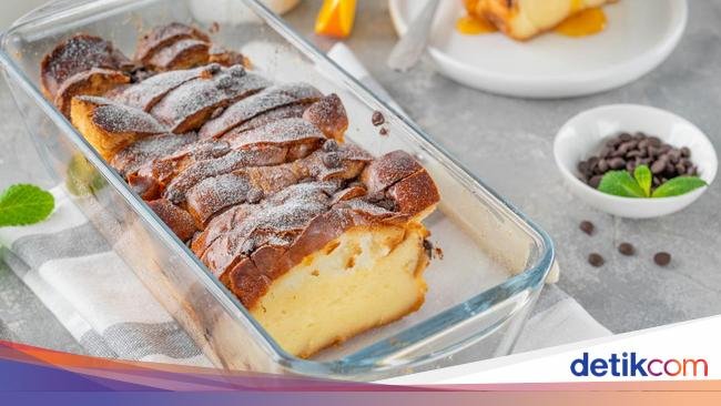Lembutnya Puding Roti dan Kare Daging Berempah Gurih