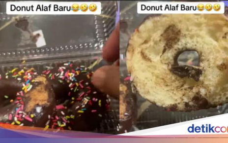 Tertipu! Pria Ini Beli Dua Donat Ternyata Isinya Cuma Satu