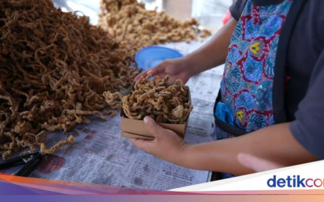Jual Usus Goreng Rp 10 Ribuan, Penjual Ini Habiskan 100 Kg Sehari