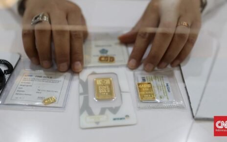 Harga Emas Antam Turun Hari Ini, Jadi Rp1.819 Ribu per Gram