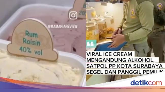 Gerai Es Krim Beralkohol Disegel hingga Kedai Tiram Goreng Legendaris Tutup