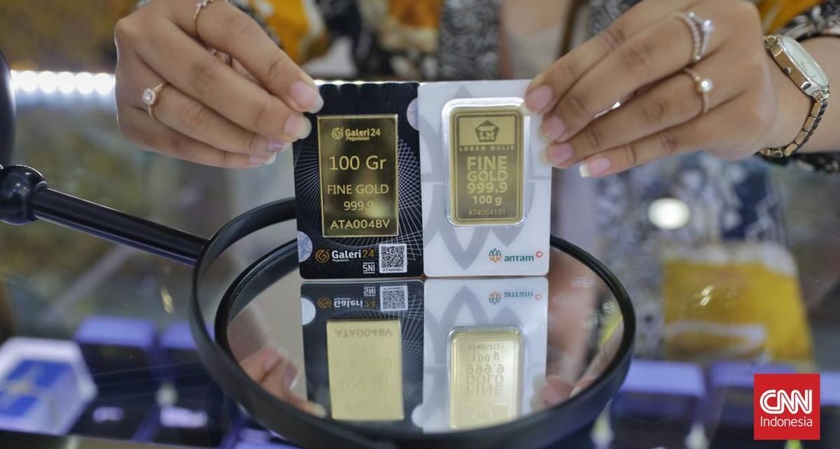 Harga Emas Antam Turun Hari Ini, Buy Back Jadi Rp1,814 juta