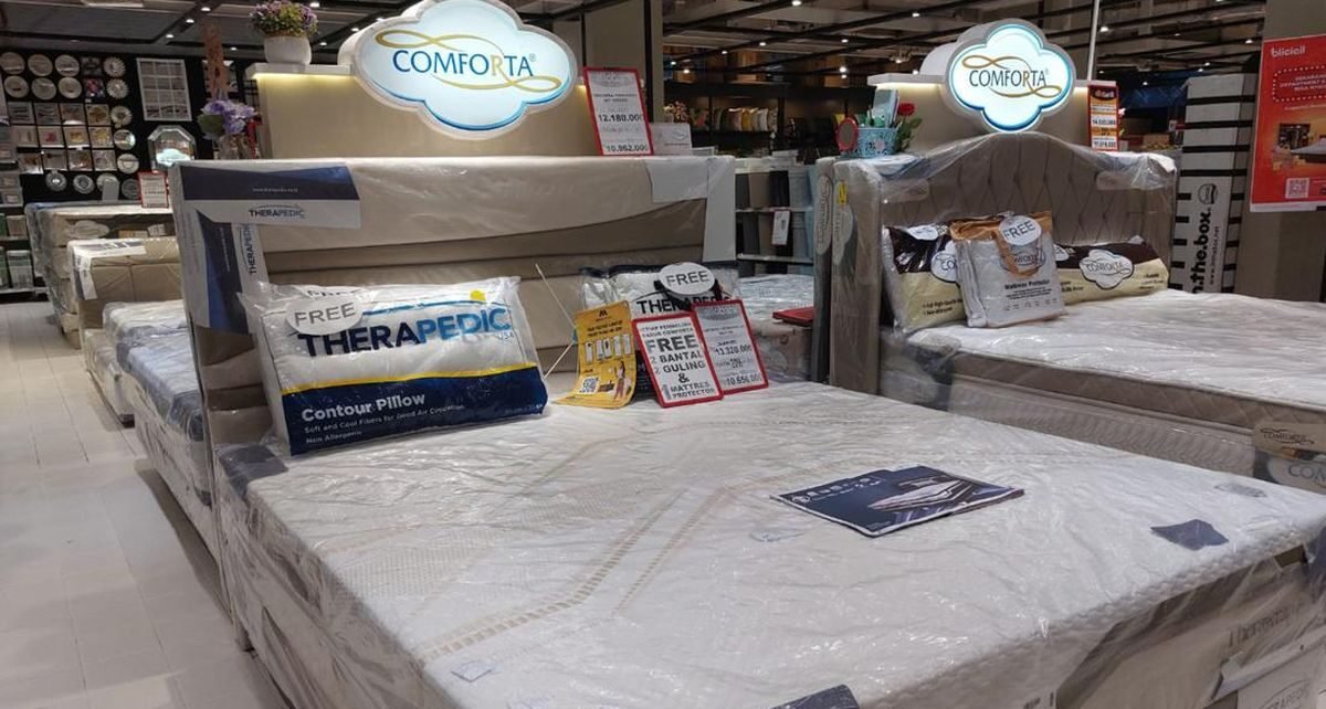 Kasur Ortopedi Mulai Rp1 Jutaan Aja di Transmart Full Day Sale