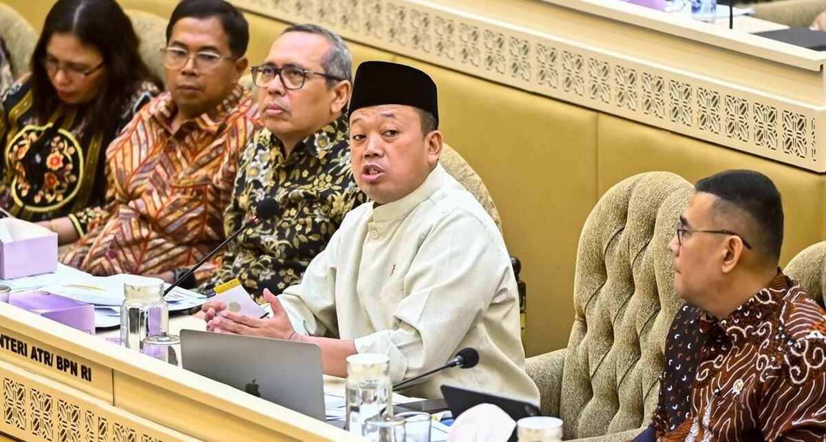 Nusron Catat 121,64 Juta Lahan Terdaftar, Baru 70 Persen Bersertifikat