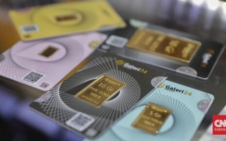 Harga Emas Antam di Pegadaian Turun Rp23 Ribu ke Rp2,052 Juta Hari Ini
